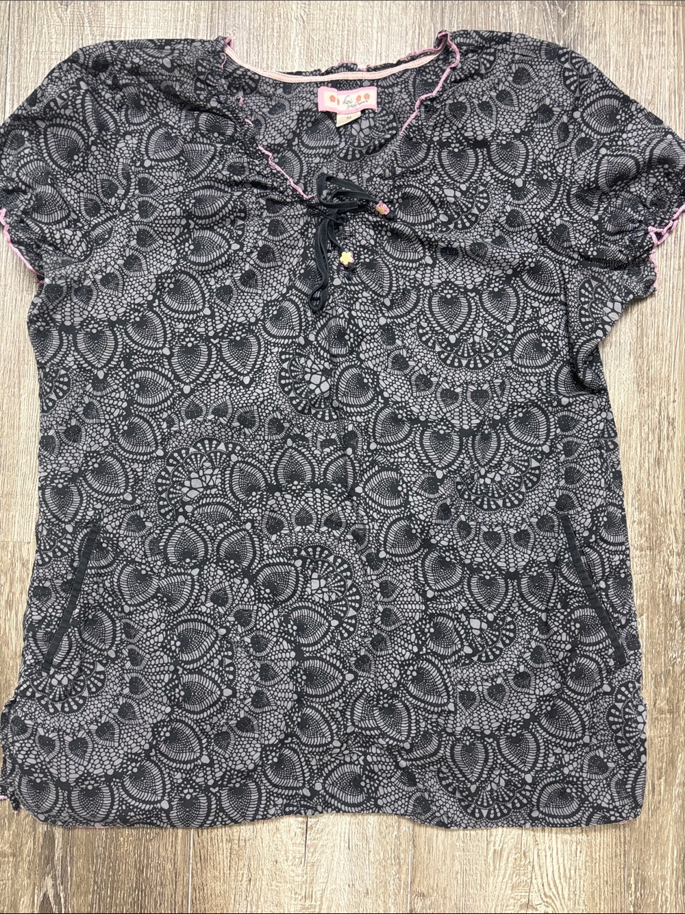 Koi scrub top